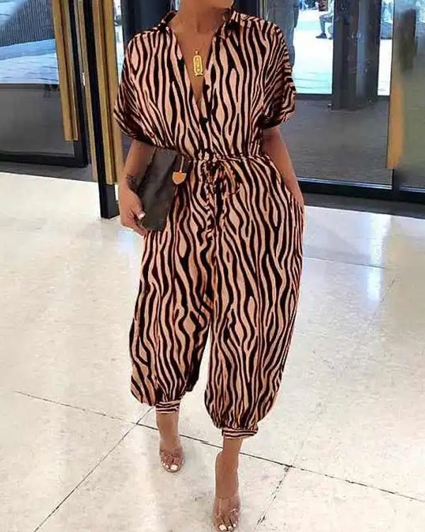 Mirta Petricca™ Casual Pocket Jumpsuit