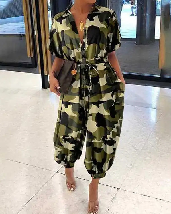 Mirta Petricca™ Casual Pocket Jumpsuit