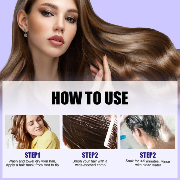 KeraGlow™ Keratin Hair Dyeing Mask