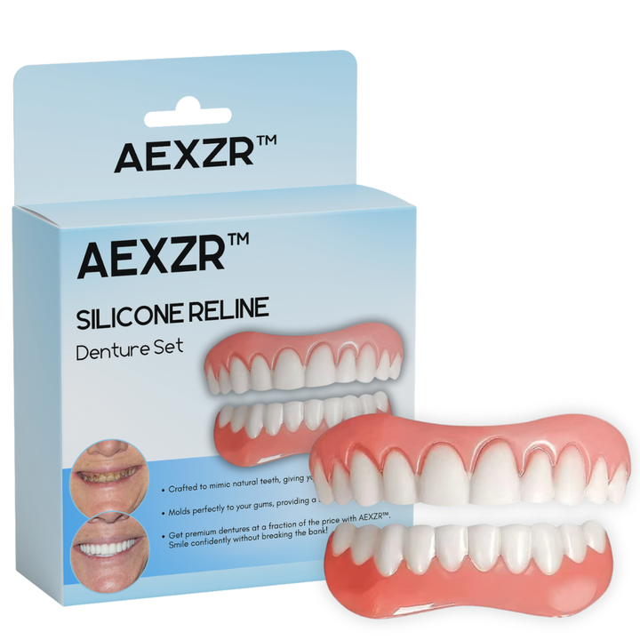 AEXZR™ Silicone reline denture set