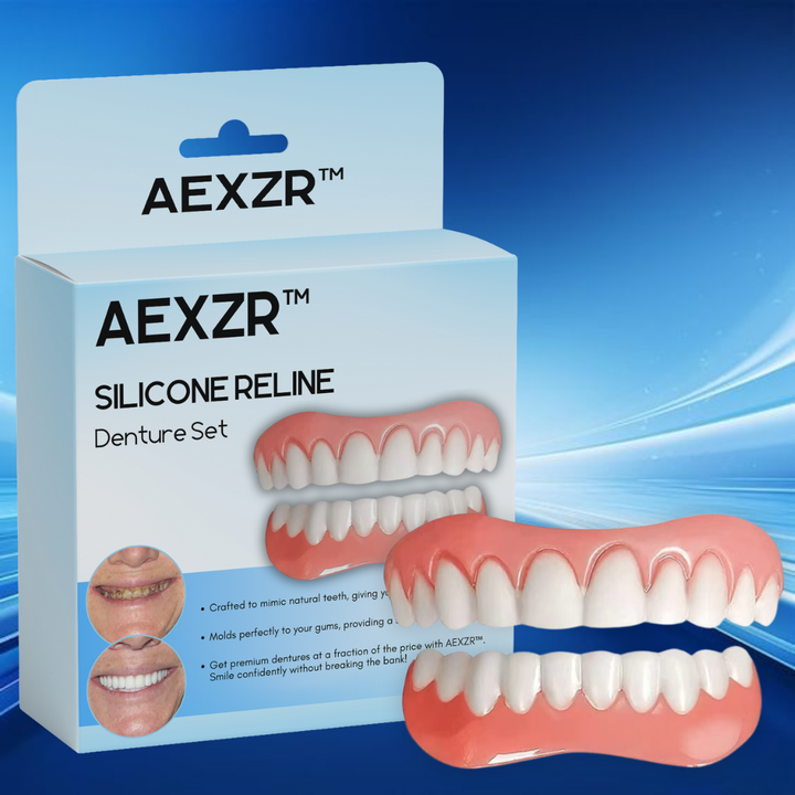 AEXZR™ Silicone reline denture set