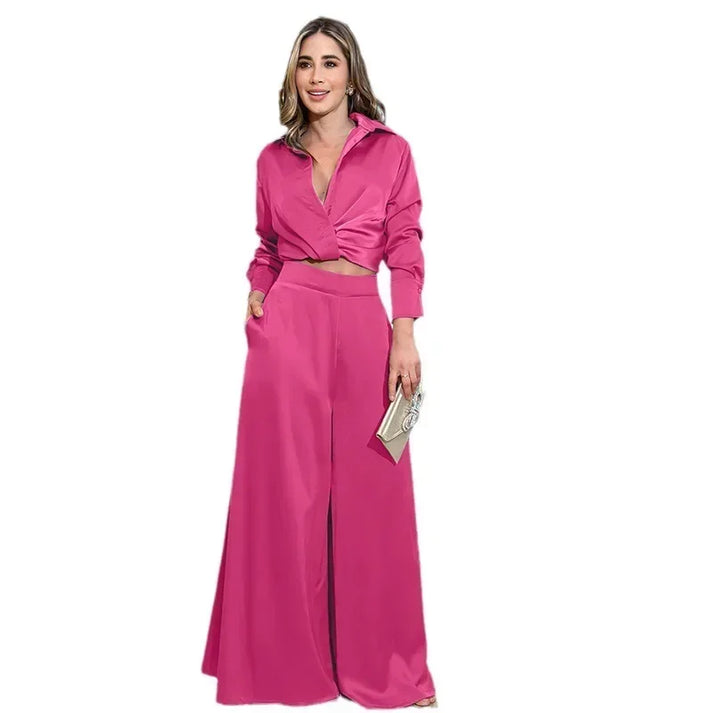 Aza Cerami™ Women's Lapel Casual Suit