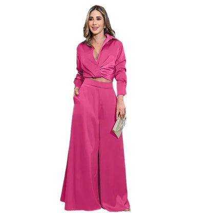Aza Cerami™ Women's Lapel Casual Suit