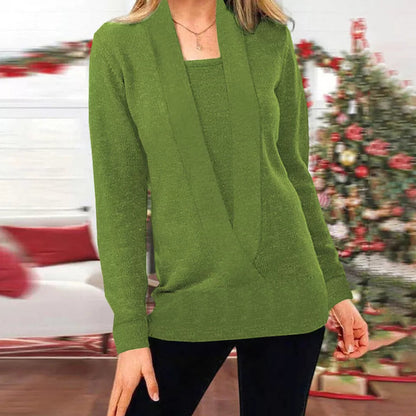 Cloe Balli™ Women's Solid Color Knitted Jumper