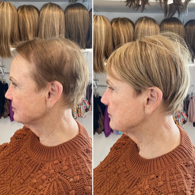 CrownLift+™️ Soft hairpiece | Thick hair run seconds!