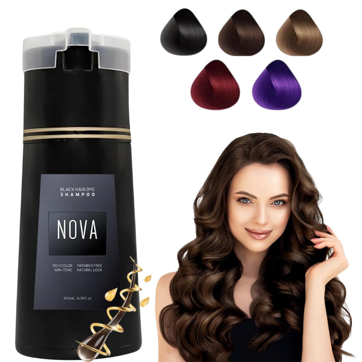 DyeNova™ Shampoo for instant coloring