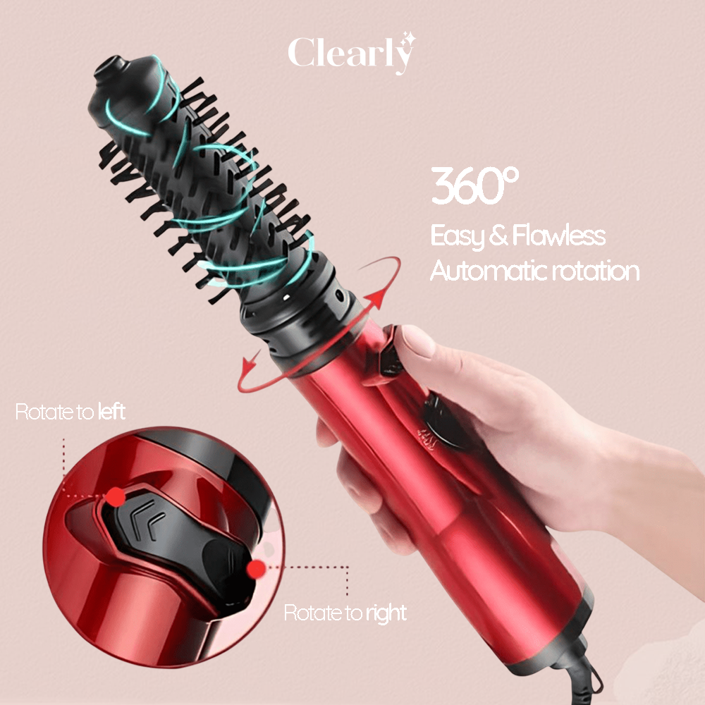 Hair Glam™ 3 in 1 rotary brush | Professional straightener, styler and hair dryer