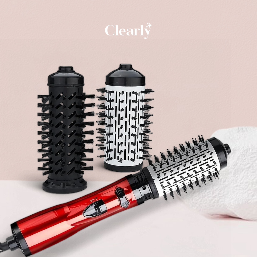 Hair Glam™ 3 in 1 rotary brush | Professional straightener, styler and hair dryer