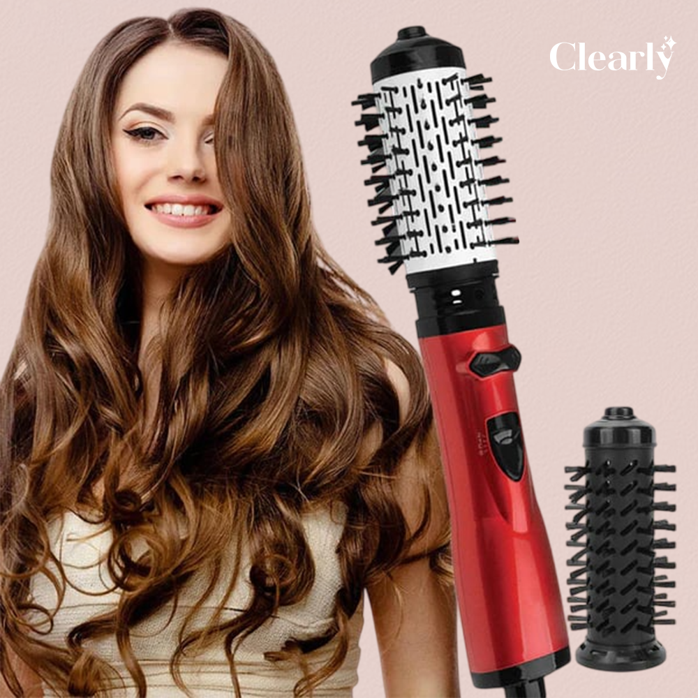 Hair Glam™ 3 in 1 rotary brush | Professional straightener, styler and hair dryer