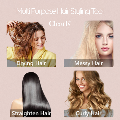 Hair Glam™ 3 in 1 rotary brush | Professional straightener, styler and hair dryer
