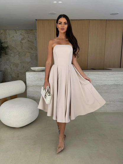 Irene Altimari™ Strapless Midi Dress