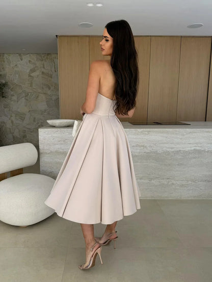 Irene Altimari™ Strapless Midi Dress