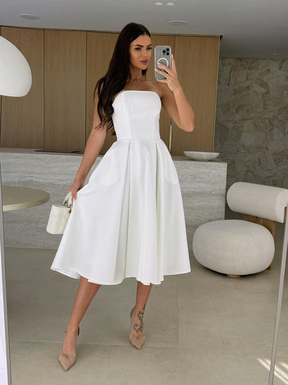 Irene Altimari™ Strapless Midi Dress