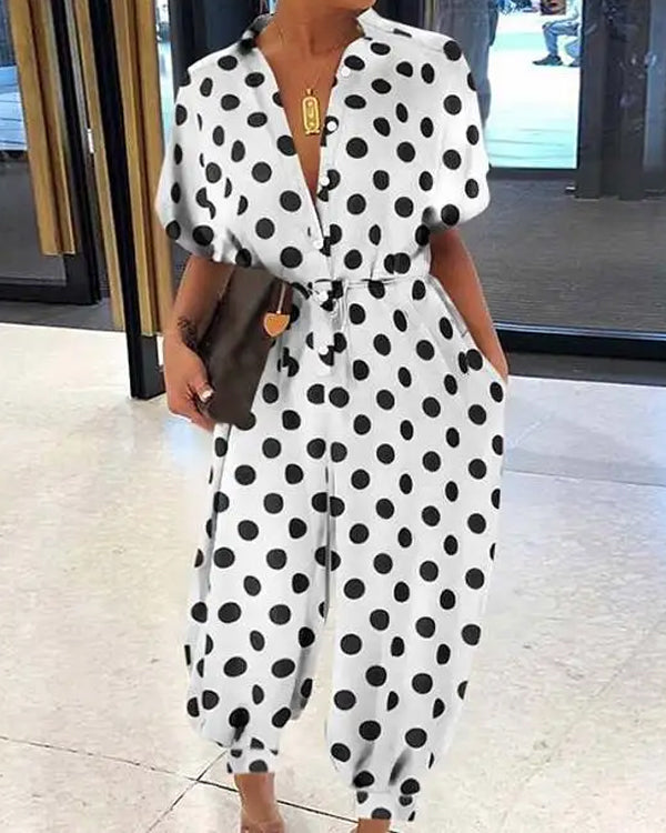 Mirta Petricca™ Casual Pocket Jumpsuit