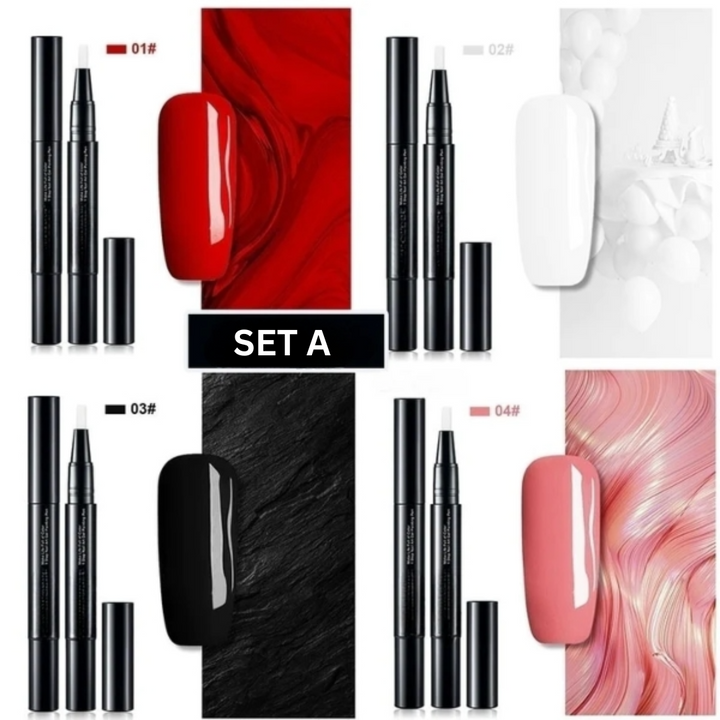 NailFlex™ (set of 4)  Nail art for clear and precise designs