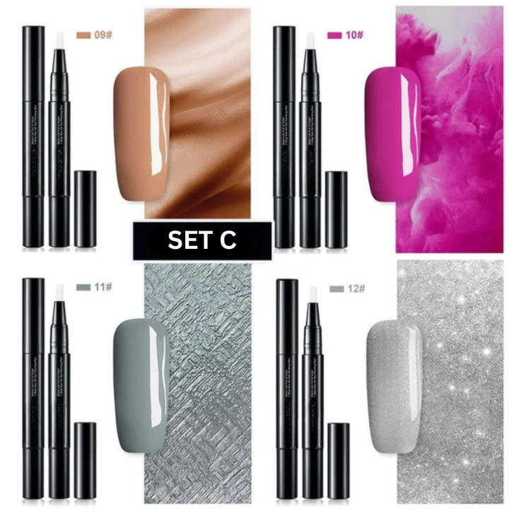 NailFlex™ (set of 4)  Nail art for clear and precise designs