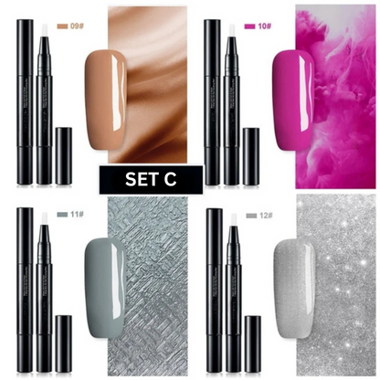 NailFlex™ (set of 4)  Nail art for clear and precise designs