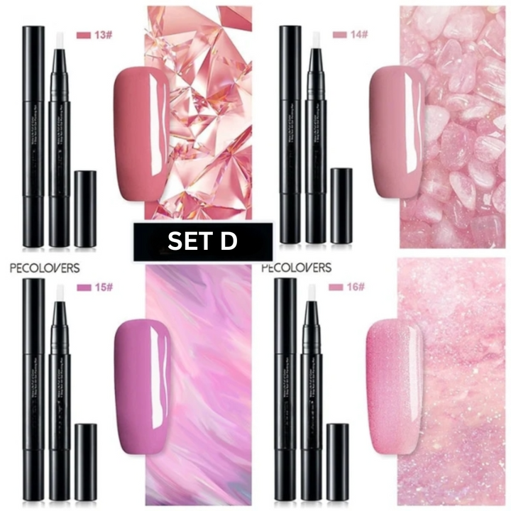 NailFlex™ (set of 4)  Nail art for clear and precise designs