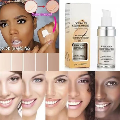 PureMatch™ Foundation that changes color according to skin type
