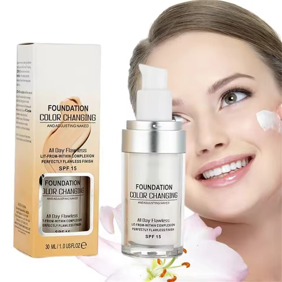 PureMatch™ Foundation that changes color according to skin type