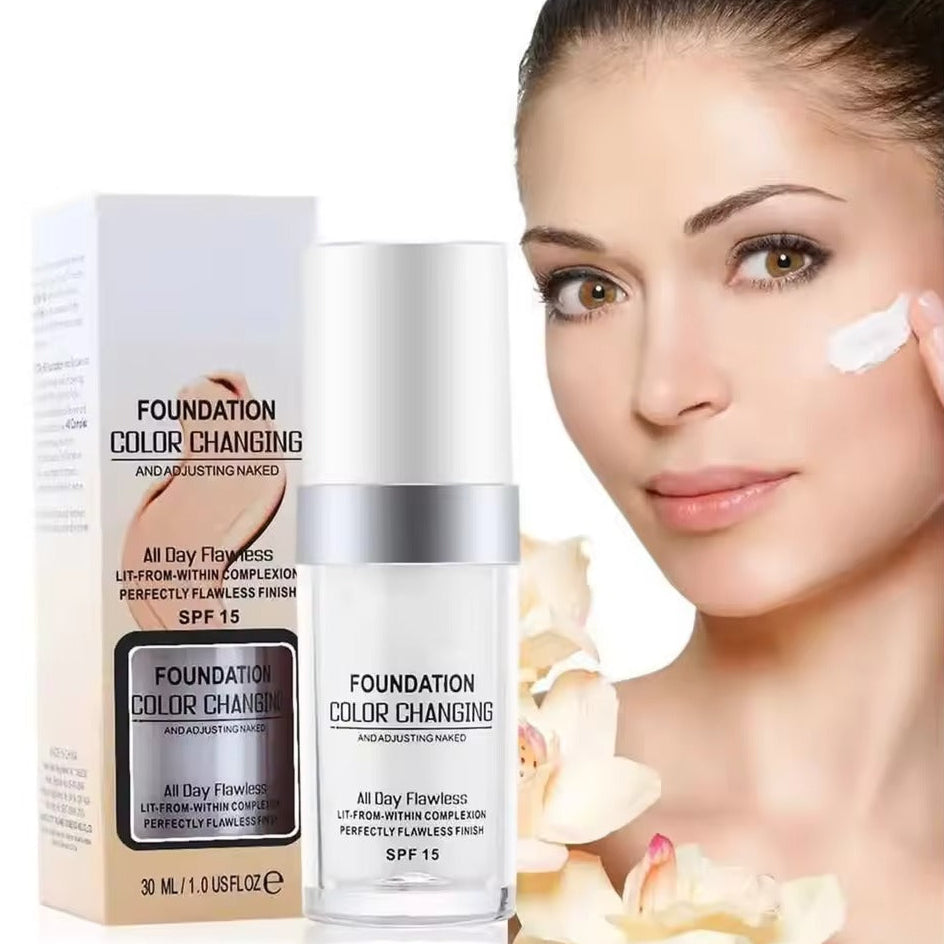 PureMatch™ Foundation that changes color according to skin type