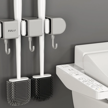 SafeHold™ Multifunctional mop holder with hook