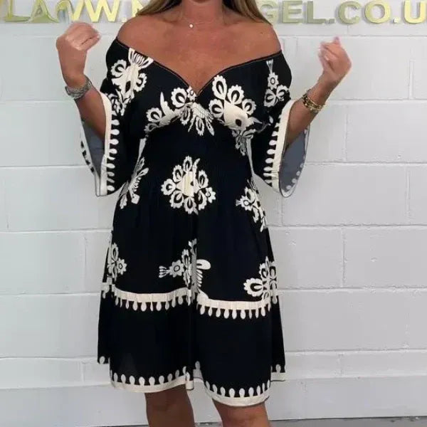 Ulfa Carboni™ Women's Boho Floral Dress