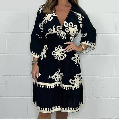 Ulfa Carboni™ Women's Boho Floral Dress