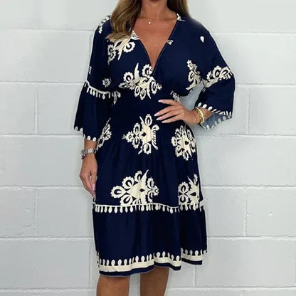 Ulfa Carboni™ Women's Boho Floral Dress