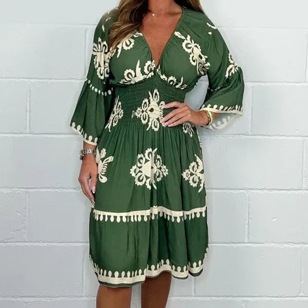 Ulfa Carboni™ Women's Boho Floral Dress