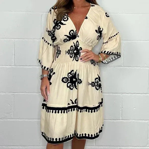 Ulfa Carboni™ Women's Boho Floral Dress