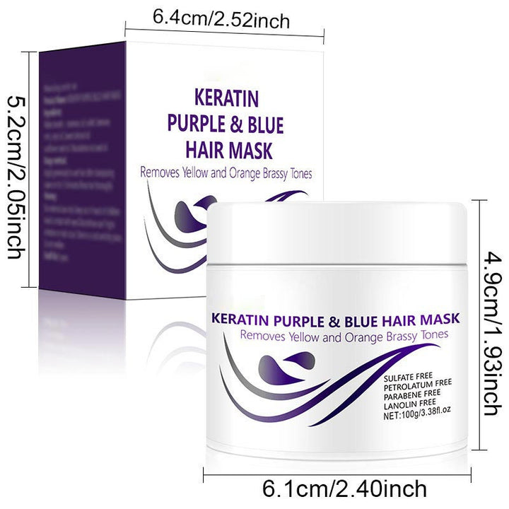KeraGlow™ Keratin Hair Dyeing Mask