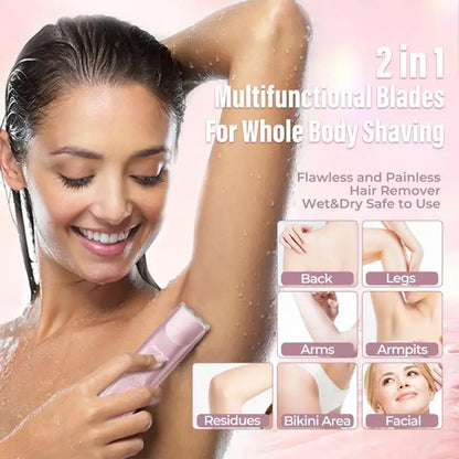 SilkTouch™ Safe Electric Razor For Women | Safely get silky smooth skin!